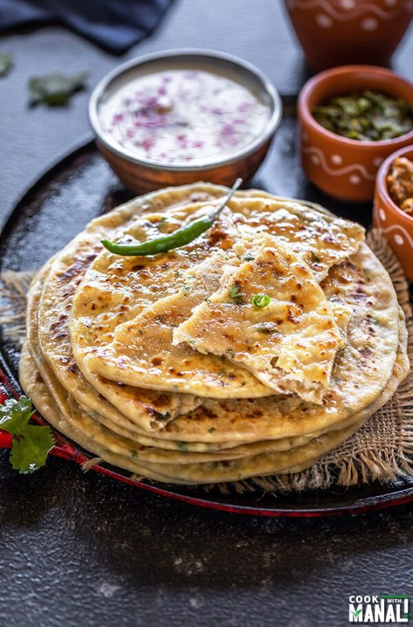 BEST Paneer Recipes - paratha.