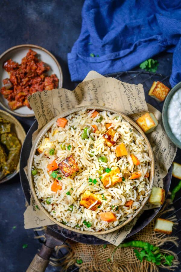 BEST Paneer Recipes - pulao.