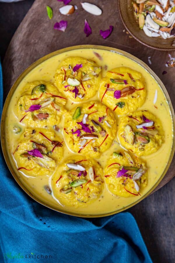 BEST Paneer Recipes - rasmalai.