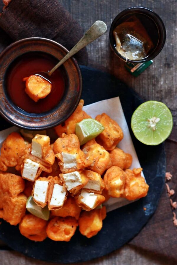 BEST Paneer Recipes - paneer pakora.