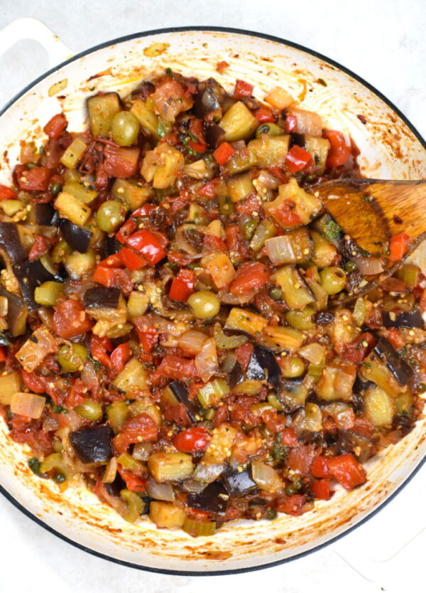 35个最好的茄子食谱——caponata。