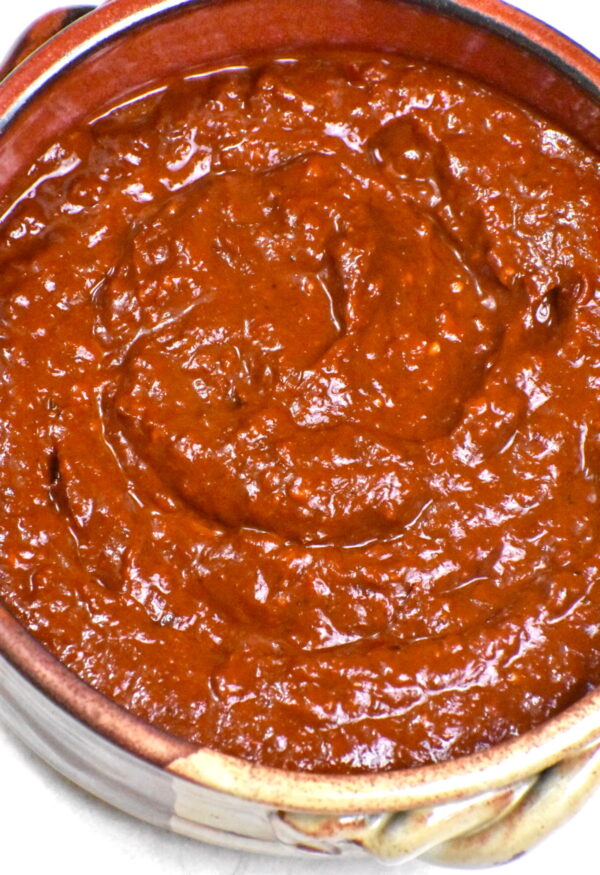 jar of harissa paste.