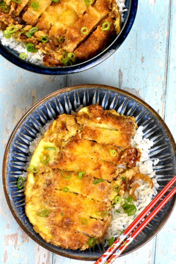 糙米与白米:katsudon